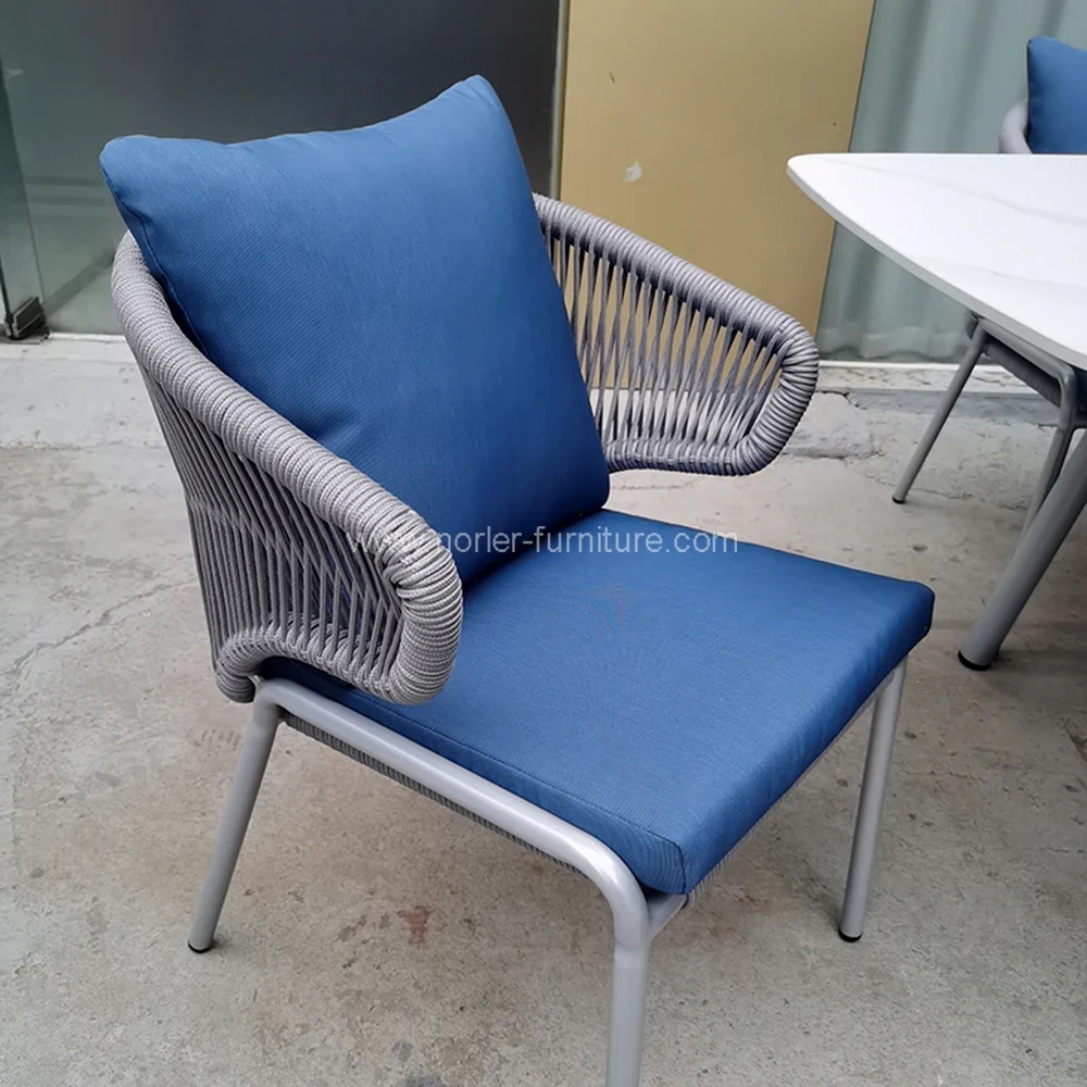 Rope Outdoor Wicker Furniture Tables Set