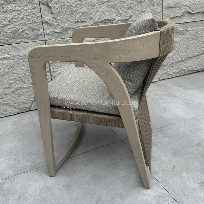 屋外の正方形のコーヒーテーブルバルコニーセット