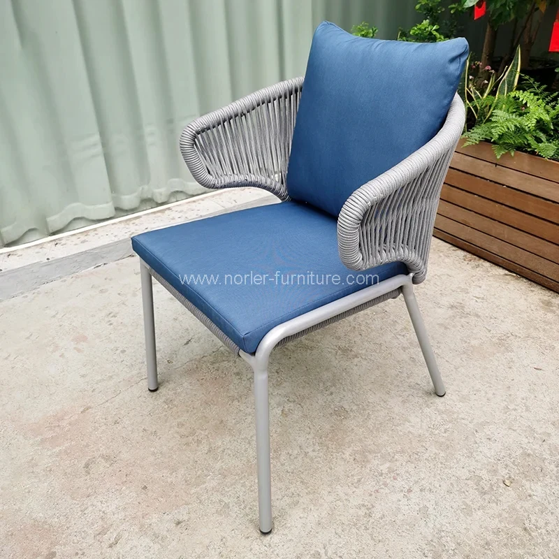 ロープアウトドアウィッカー家具テーブルセット